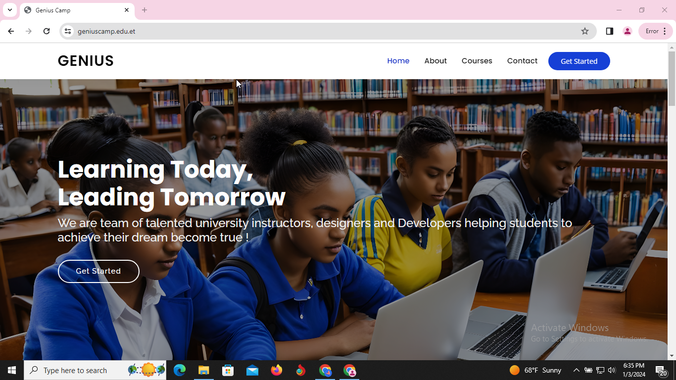 GeniusCamp Screenshot